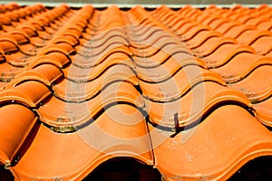 old roof in italy the texture of diagonal architecture