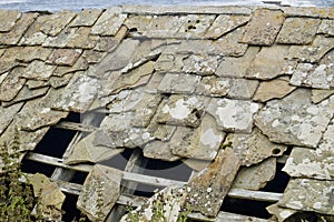 Old roof slate that wants repairing?