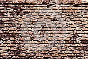 Old roof tile pattern