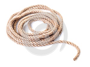 Old rope closeup