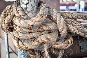 Old rope And Knot