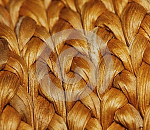 Old rope on texture in macro for background