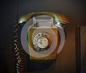 Old Rotary Dial Telephone