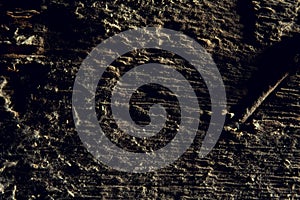 Old rough wooden board background.