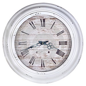 Old round wall clock