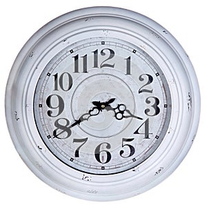 Old round wall clock