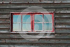 old routed vernacular window photo