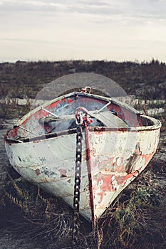 Old rowboat