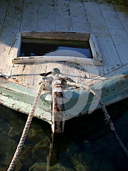 Old rowboat photo