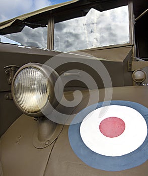 Old Royal Air Force Military Car