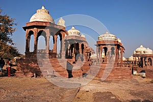 Old royal architecture at jodhpur rajasthan india