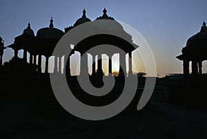 Old royal architecture at jodhpur rajasthan india