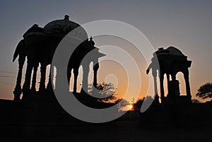 Old royal architecture at jodhpur rajasthan india