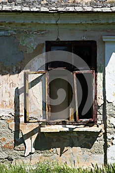 Old ruin window