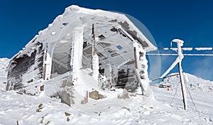 Old ruined cableway