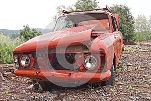 Old ruined car