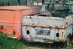 Old ruined cars