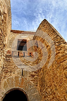 Old ruined castle in Morella, Spain.