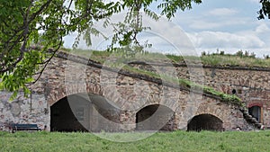 Old ruined fortress in Komarno