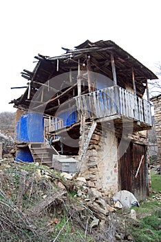 Old ruined house in Macedonia