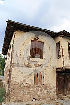 Old ruined house in the village