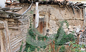 Old ruined house in the village