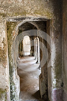 Old ruined houses in the deserted city Panam Nagar (Panam City) in Bangladesh