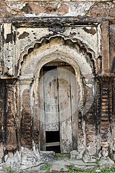 Old ruined houses in the deserted city Panam Nagar (Panam City) in Bangladesh