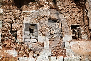 Old and ruined wall
