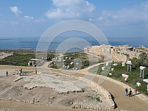 Old ruins in Caesarea
