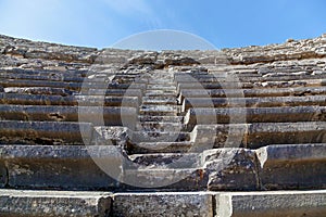 Old ruins of the city of Side Turkey