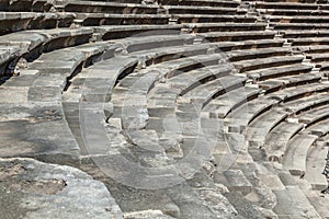 Old ruins of the city of Side Turkey