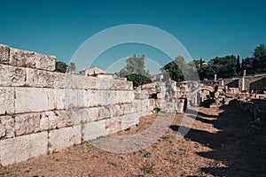 Old ruins of Kerameikos in Athens, Greece