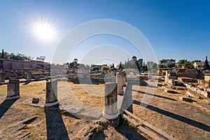 Old ruins of Kerameikos in Athens, Greece