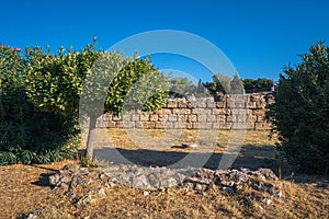 Old ruins of Kerameikos in Athens, Greece