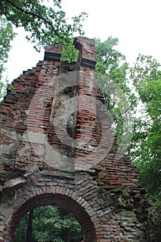 Old ruins near village of Zalacsany