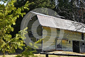 Old Run Down Agricultural Barn