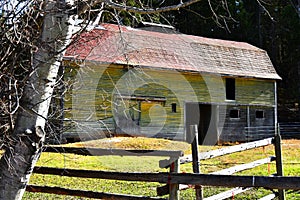 Old Run Down Agricultural Barn