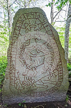 Old runstone from the Viking Age
