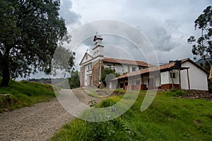 Old rural church in the department of BoyacÃÂ¡ .Colombia.