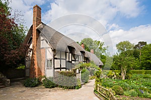 Old rural English cottage photo