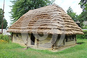 Old rural House in open-air folk museum  in Uzhhorod