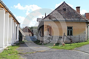 Old rural house in Praha village, Lucenec district, in central Slovakia