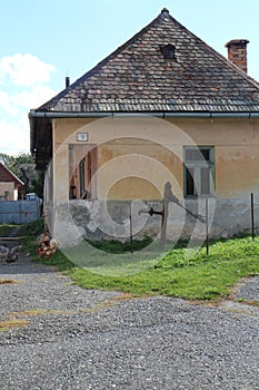 Old rural house in Praha village, Lucenec district, in central Slovakia