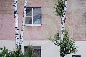 Old russian block of flats