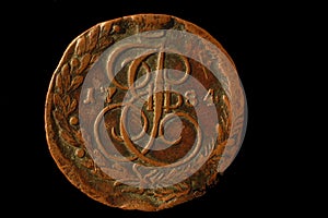 Old russian coin