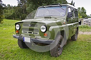 Old Russian landrover UAZ