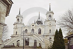 Old russian neogotic church photo