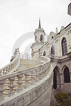 Old russian neogotic church photo