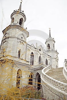 Old russian neogotic church photo